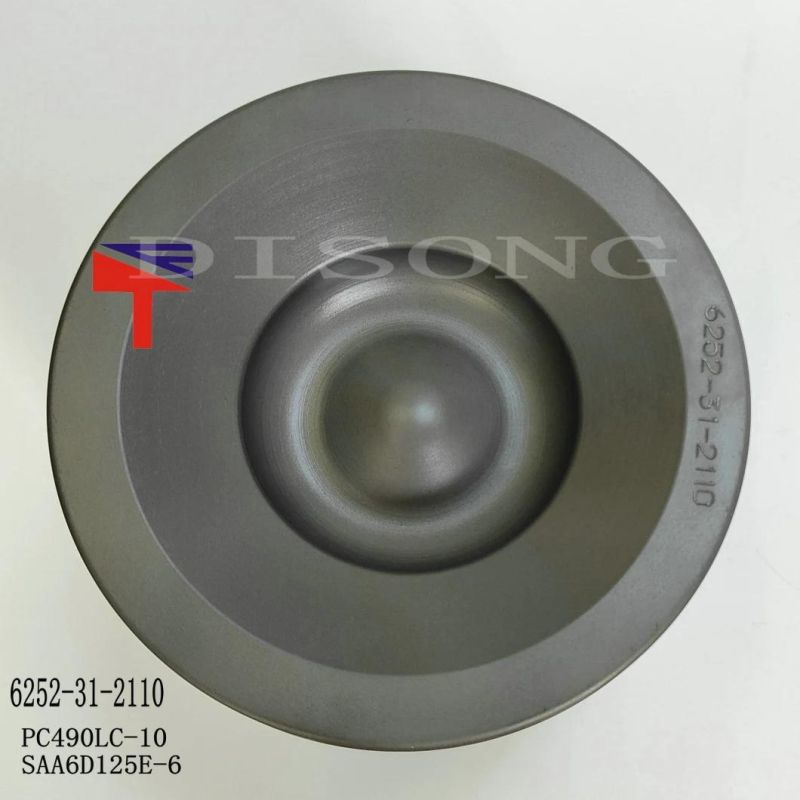 High-Performance Diesel Engine Parts Piston 6252-31-2110 for Engine PC490LC-10 SAA6d125e-6 Wa470
