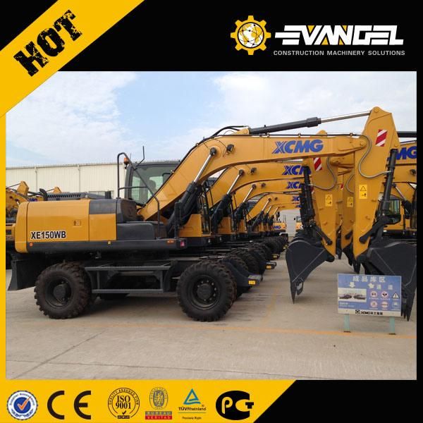 21 Ton Wheel Excavator Xe210wb Crawler Excavator for Sale