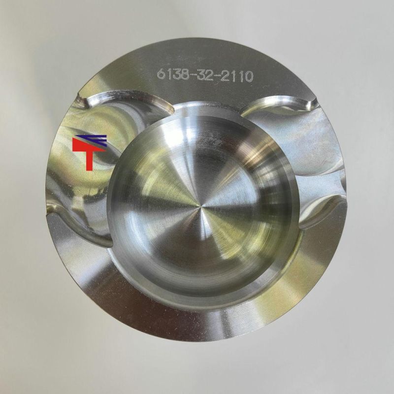 High-Performance Diesel Engine Engineering Machinery Parts Piston 6138-32-2110 for Engine Parts A6d110 Generator Set