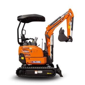 Chinese Construction Equipment Strong Power 1.5ton Mini Digger Gargen Cheap Price CE Certificate Farm Backhoe Excavator