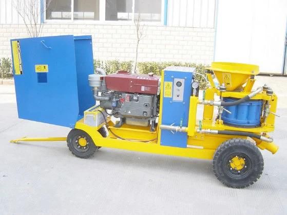 Rotor Shotcrete Machine with Diesel Engine Drive