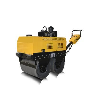 China Brand Fuel Saving Hand Double Drum Roller Mini Road Roller