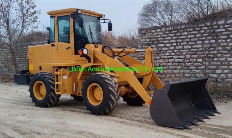 China Construction Machinery 1.6ton Small Mini Wheel Loader with CE