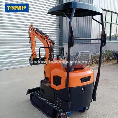 Factory Construction Equipment CE Crawler Hydraulic Mini Wheel Excavator Digge with Parts for Sale
