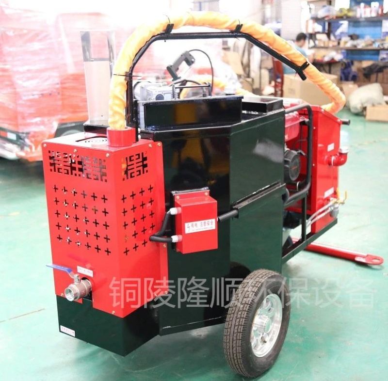 Hand Push Trailer Mounted Road Crack Sealing Machine Repair