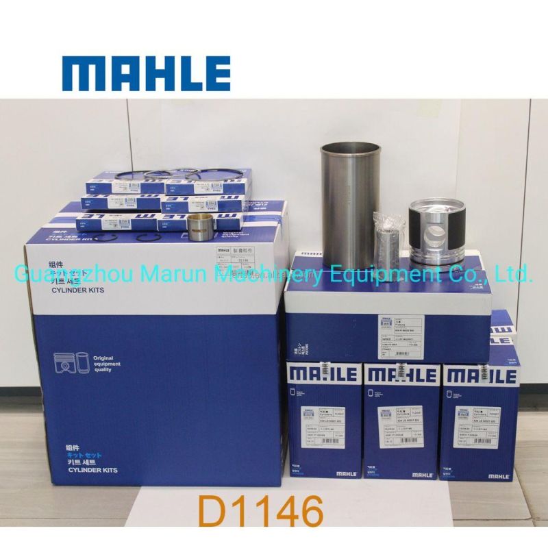 Genuine Mahle Manufacturer 65.02501-0507 D1146 Cylinder Liner Sleeve Kit for Doosan Dh300-3 Repair Overhaul Kit