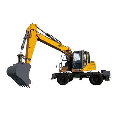 14 Ton Mobile Wheel Excavator Xe150wb with Sturdy Structure