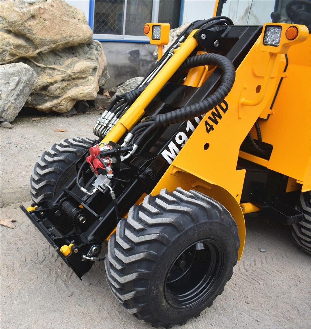 4 Wheel Drive Articulated Forklift Loader with Hydraulic Side Shift Forklift