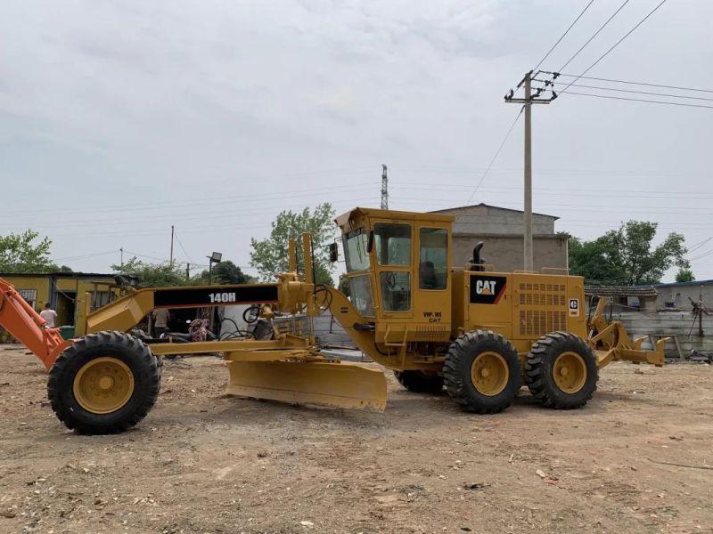 Second-Hand USA Caterpillar 140h Motor Grader / Cat 14G 120g 120h 140g 140h 140K Grader