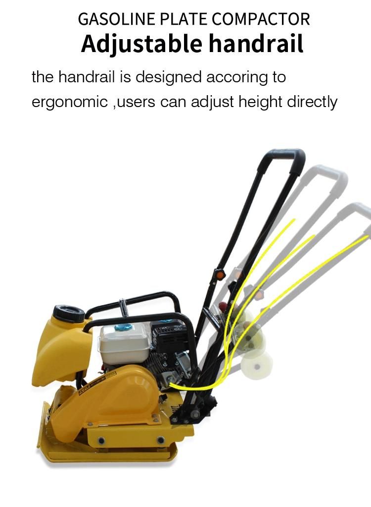 Hot Sale Vibrating Plate Compactor Rammer Earth Compacting Machine with Cheap Price