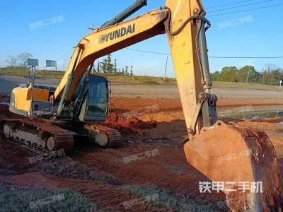 Used Mini Medium Backhoe Excavator Hyundai R215vs Construction Machine Second-Hand