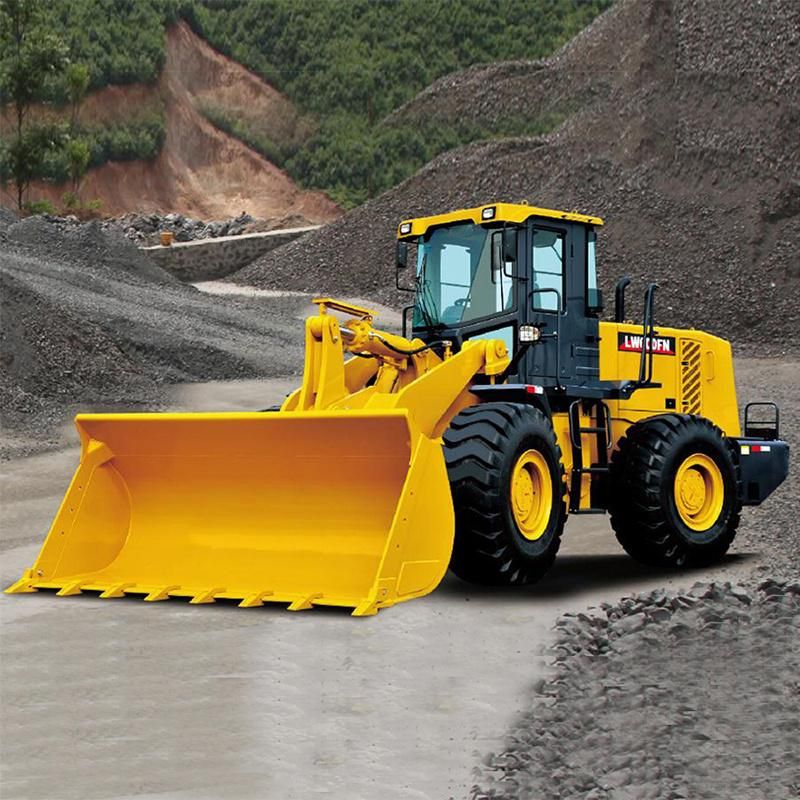 New 6 Tons Large Front End Small Wheel Loader Lw600kn