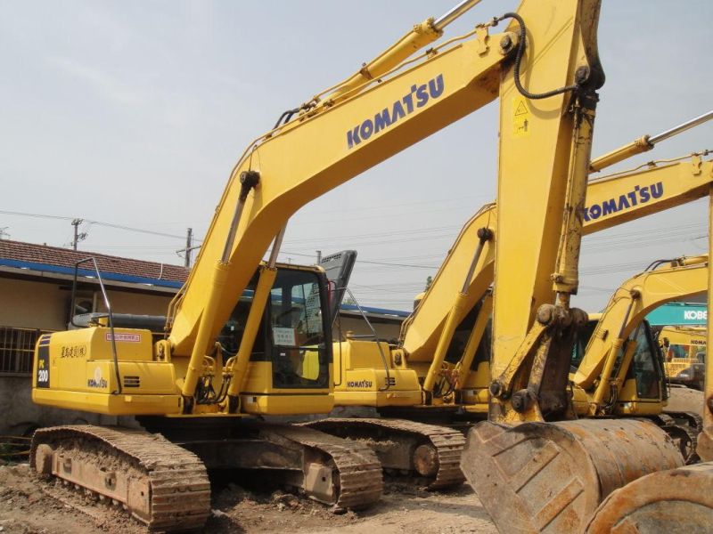 20t Japan Made Used Komatsu PC200-8 Low Hour Crawler Excavator