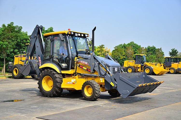 XCMG 2ton Mini Chinese Front End Loader and Backhoe Xc870K for Sale