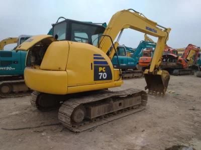 Used 80%New/Good Quality Komatsu PC70 Excavators/Used 7ton Excavators