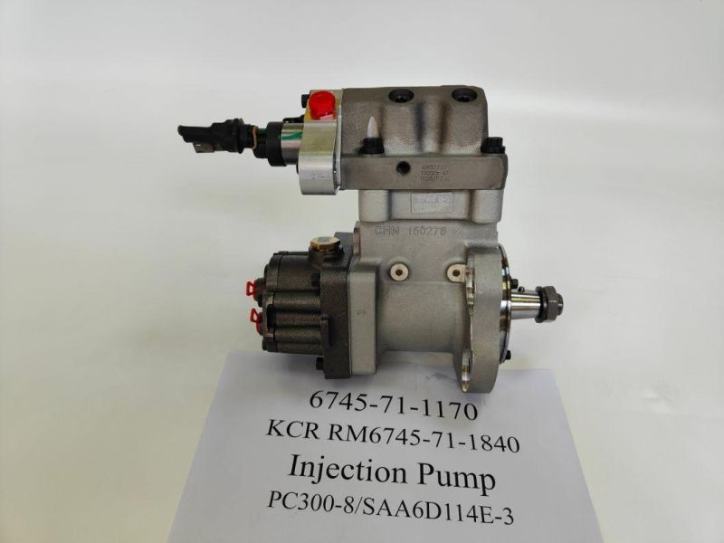 Fuel Pump 6745-71-1170 6745-71-1010 for Excavator PC300-8 Engine SAA6d114 Qsc Spare Parts 3973228 4954200