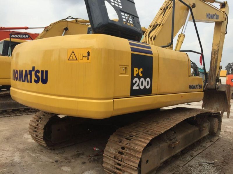 85% Track Show Second Hand Komatsu PC200-7 Hydraulic Excavator PC200