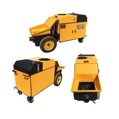 Factory Export Foamed Cement Aggregate Trailer Concrete Pump