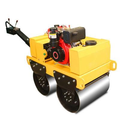 Walk Behind Mini Double Drum Asphalt Road Roller