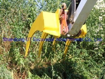 20t Excavator Tilting Rake Rake Bucket Loader Tilt Rake