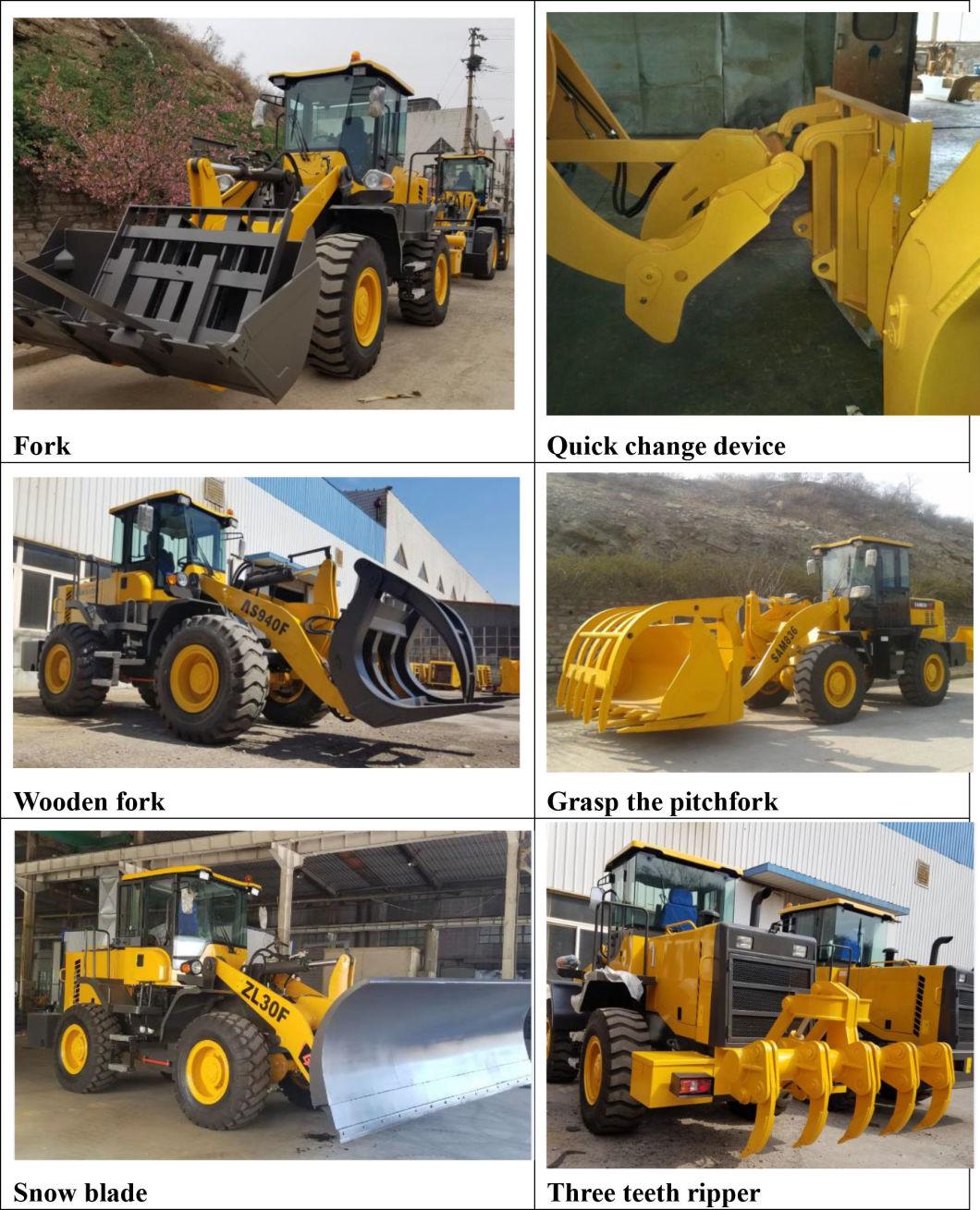 Official 3ton Loader Machine China New Mining Front End Wheel Loader Price