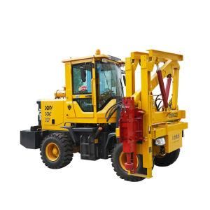 Road Machinery Hydraulic Static Pile Driver Guardrail Pile Driver