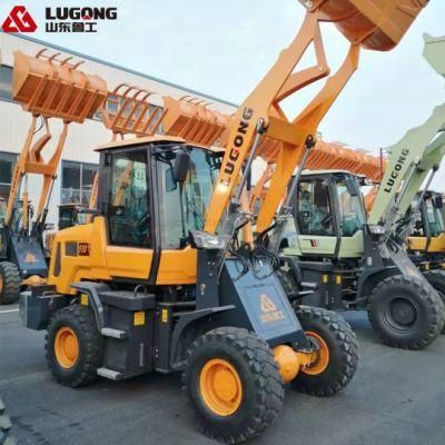 Lugong Front Shovels Mini Wheel Loader
