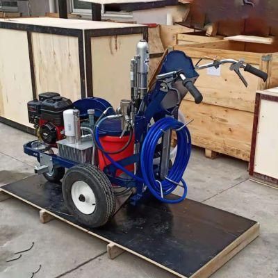 Hand-Push Cold-Paint Airless Road Marking Machine with 9L Piston Pump