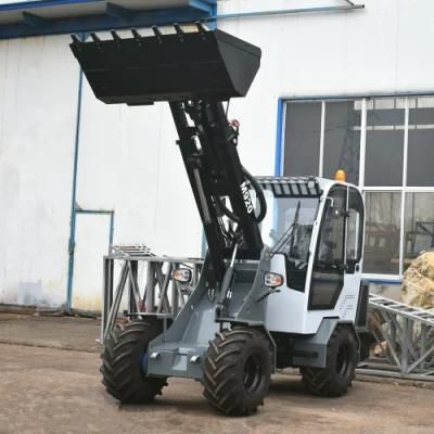 Factory Price 2tons Small Wheel Loader Mini Telescopic Articulating Loader for Sale