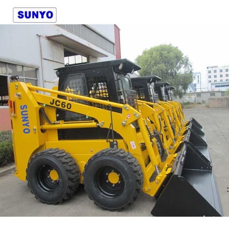 Jc60 Model Sunyo Brand Skid Steer Loader Is Similar with Mini Loader