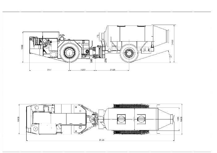 5ton Underground Fuel Charger Vehicles