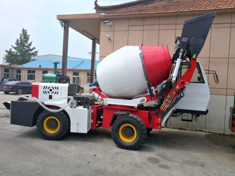 1.6 Cbm Chinese Factory Self Load Concrete Mixer Construction Machine