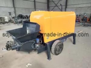 25HP Diesel Power Mini Hydraulic Type Concrete Pump Cement Mortar Conveying Pump for Pouring Use