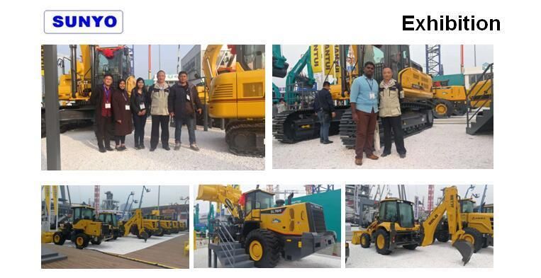 Sunyo Brand Sy388 Backhoe Loader Is Excavator and Mini Loader, Best Construction Equipment