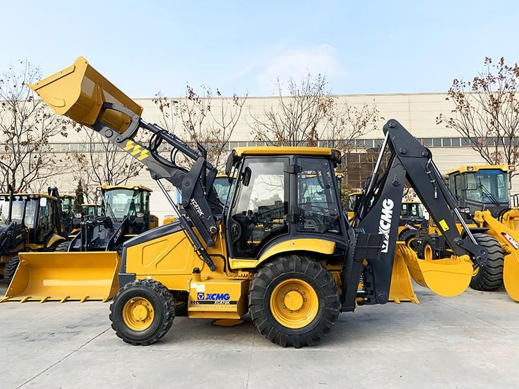 XCMG Manufacturer Xc870HK 4 Wheel Drive Mini Small Front End Backhoe Loaders with Multi-Attachments Price for Sale