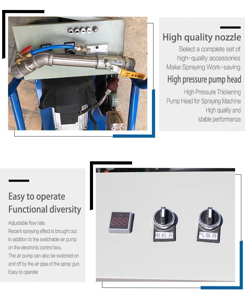 Cement Spraying Machine with Diesel Construction Machinery Mortar spray Machine