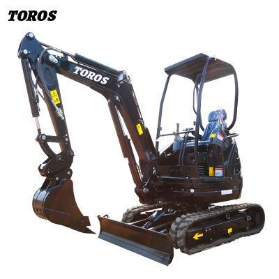 1 Ton 2 Ton 3 Ton 6 Ton Mini Excavator Diesel Free Shipping Small Digger Suitable for Garden Farms