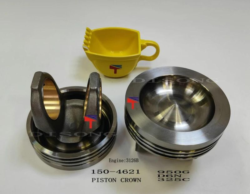 High-Performance Diesel Engine Engineering Machinery Parts Piston Crown 150-4621 for Engine Parts 3126b C7 950g D6n 325c Generator Set