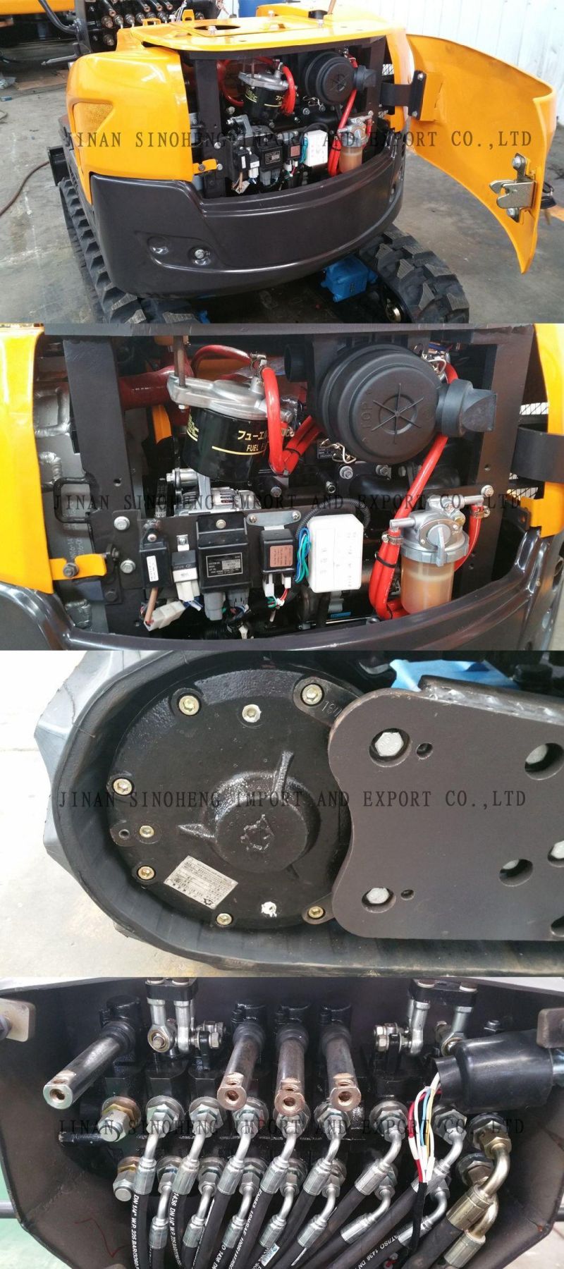 Mini Excavator Sh16 China Small-Scale Excavator Operating Weight 1.4t