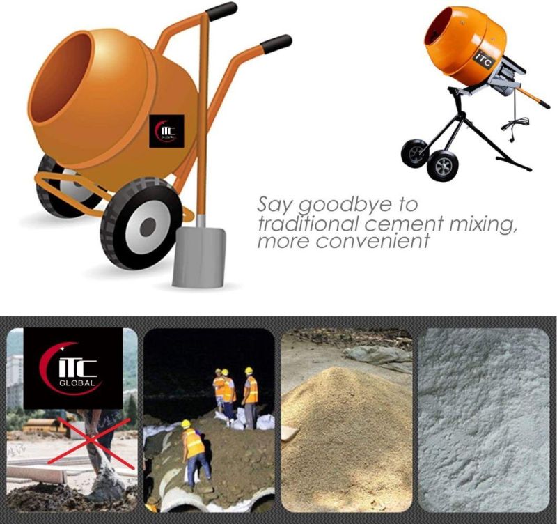 Ptcmx003 Powerful Electric Concrete Mixers-Construction Power Tools