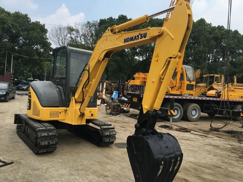 Slightly Used Komatsu 5t MIDI Excavator Komatsu PC55mr PC50mr Excavator with Rubber Track