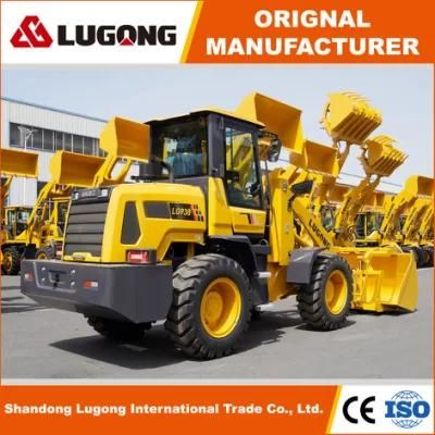Lugong LG938 Construction Machinery 4WD Loader with Steering Pump