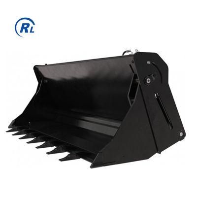 Qingdao Ruilan OEM High Quantity Excavator Standard Rock Bucket 4 in 1 Mini Skid Steer Loader Bucket