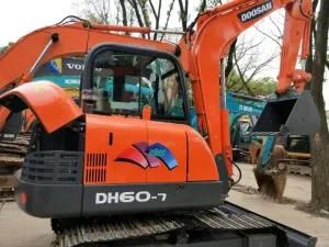 Used Doosan Dh60-7 Mini Excavator, Doosan Excavator Dh60-7 Mini Doosan Excavator