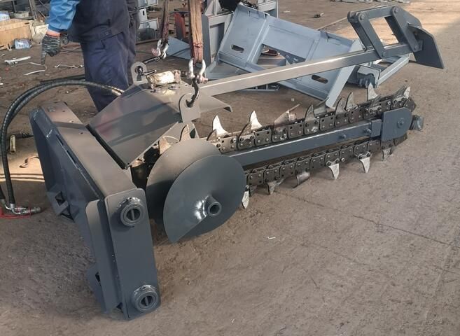 Mini Chain Skid Steer Trencher for Sale