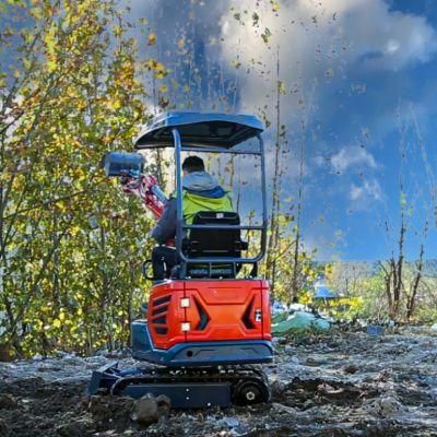 Vtw-12 Plus 1ton Excavators Mini Crawler Excavator Price 1000kg Digger Garden Use Bagger