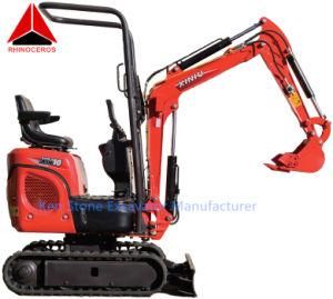 Hot Sale Rhinoceros Xn10-8 New Internal Combustion Drive Hydraulic Transmission Mini Crawler Excavator