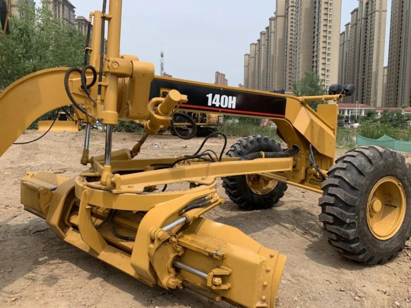 Second-Hand USA Caterpillar 140h Motor Grader / Cat 14G 120g 120h 140g 140h 140K Grader