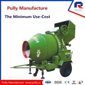 Pully Manufacture Jzc350 Mini Portable Concrete Mixer