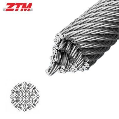 18mm Oiled Ungalvanized Non-Rotating Steel Wire Rope Tower Crane Cable